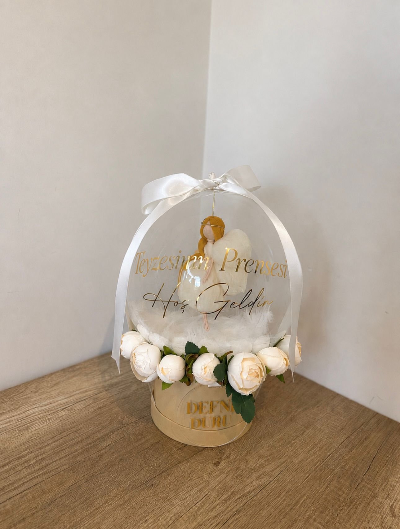 ”Teyzesinin Prensesi Hoş Geldin” Peri Kız Anka Balon