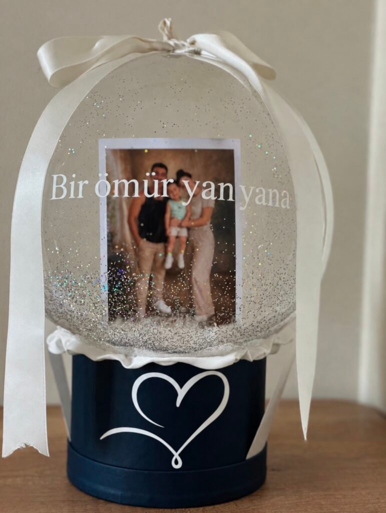 Bir Ömür Yan Yana – Kişiye Özel Fotoğraflı Balon